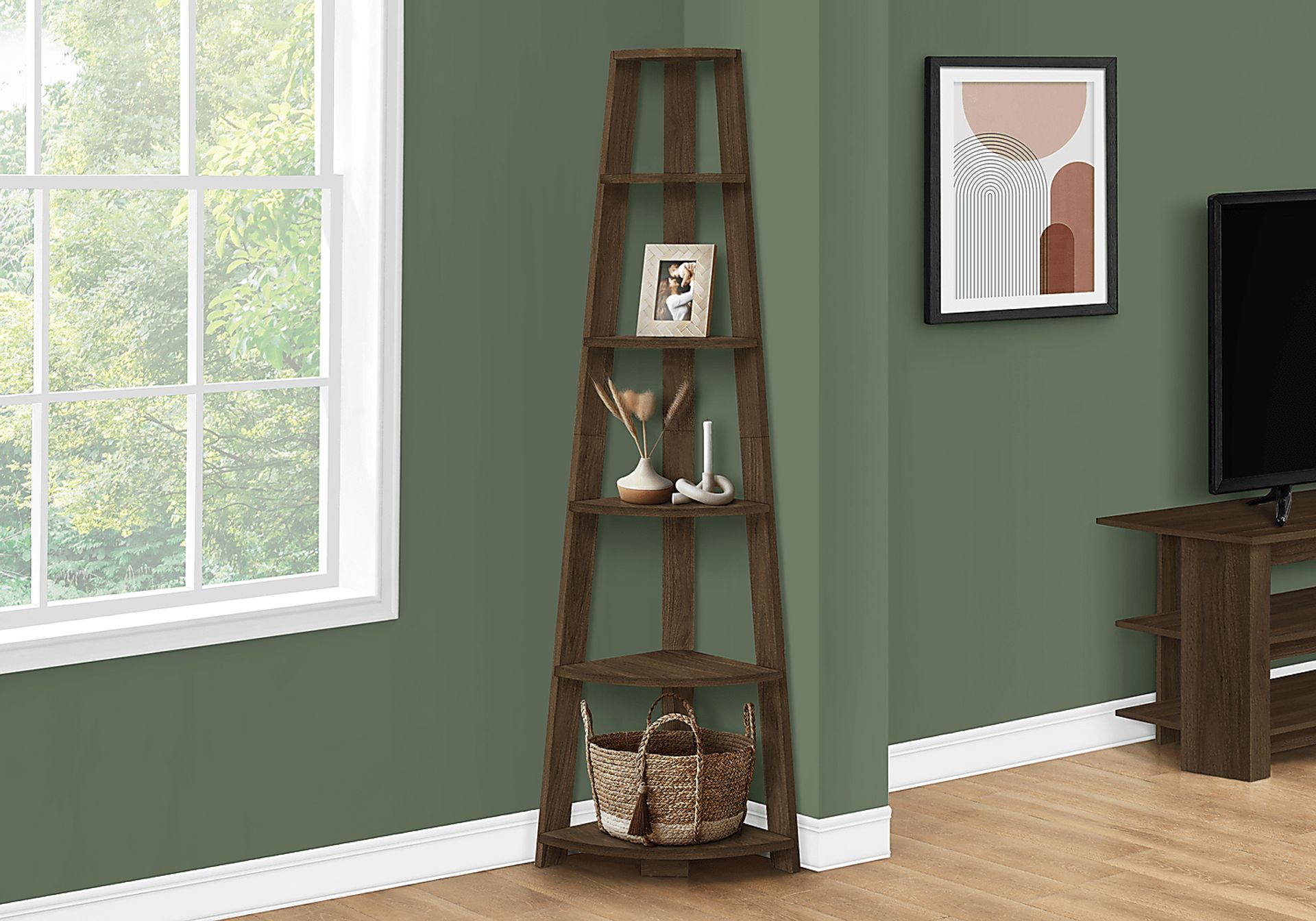 Backstretch Brown Bookcase - Image 2