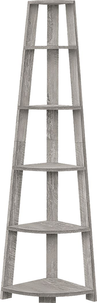 Backstretch Gray Bookcase