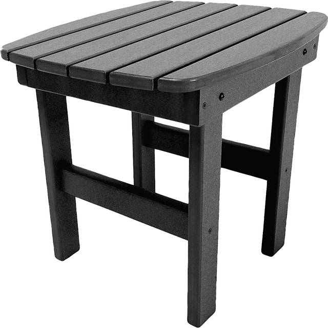 Pawleys Island Bacusi Black Outdoor End Table - Thumbnail - Image 1