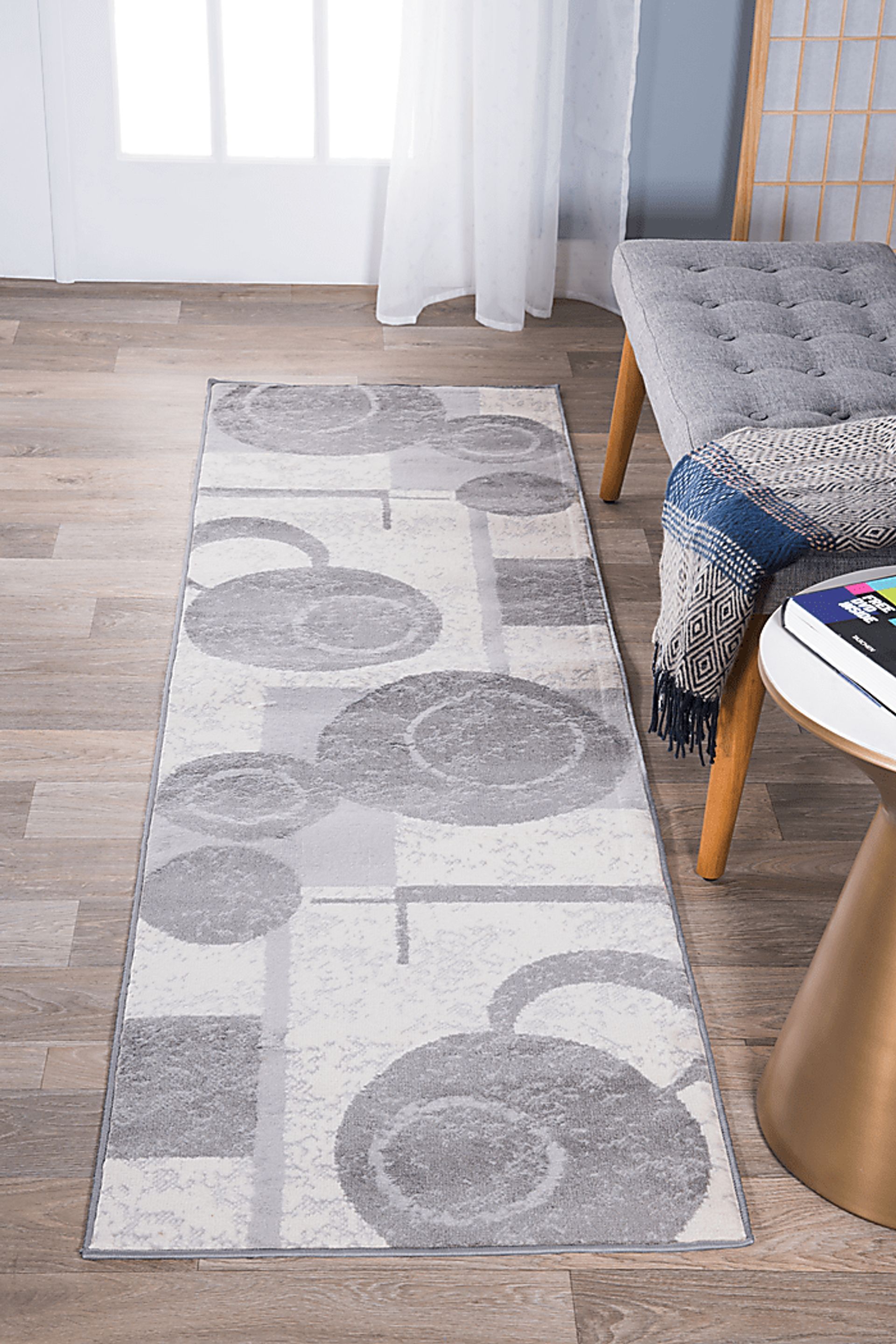 Bade Gray 2' x 7' Runner Rug - Image 4