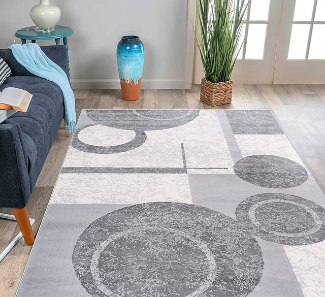 Bade Gray 8' x 10' Rug - Thumbnail - Image 4