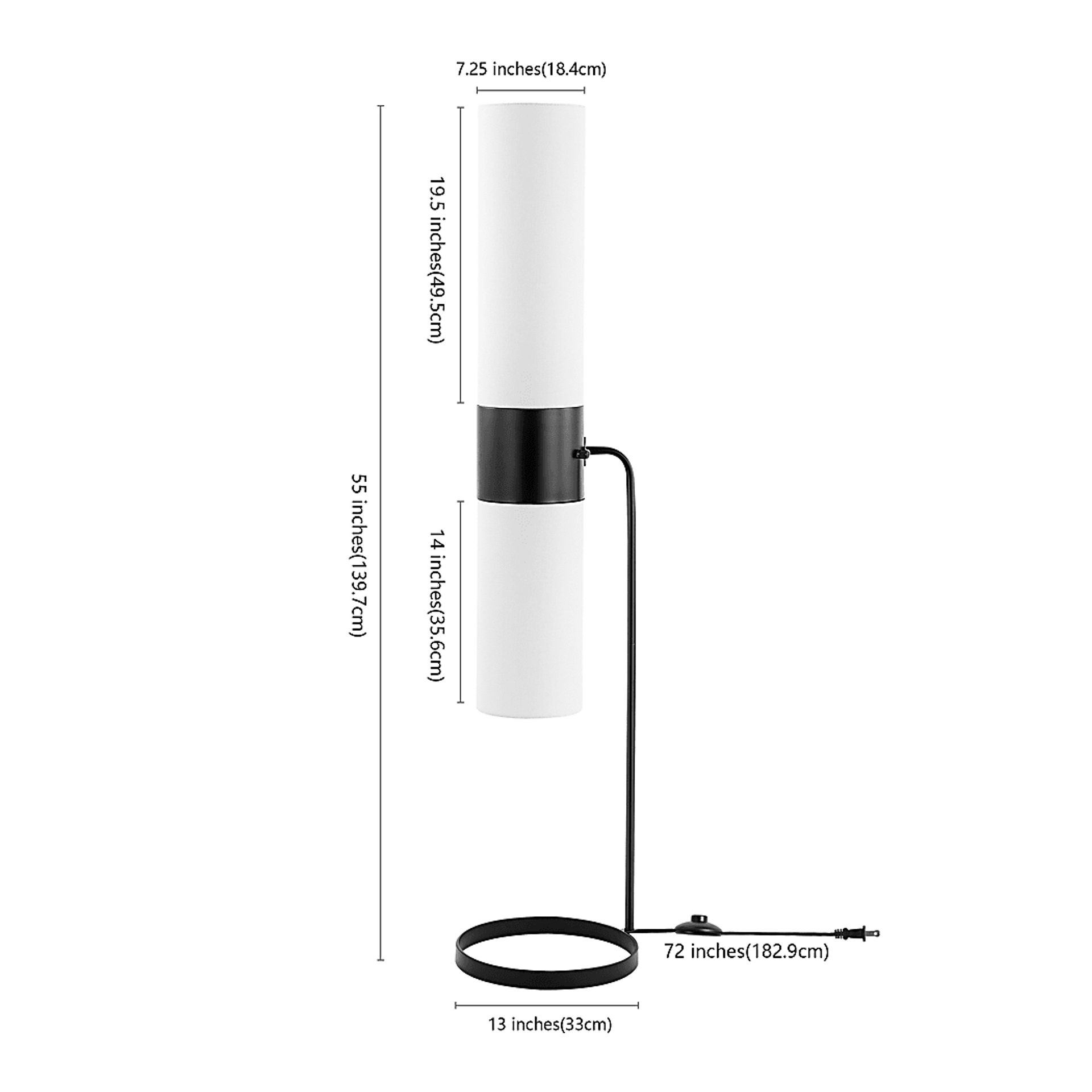 Badger Cay Black Floor Lamp - Image 2