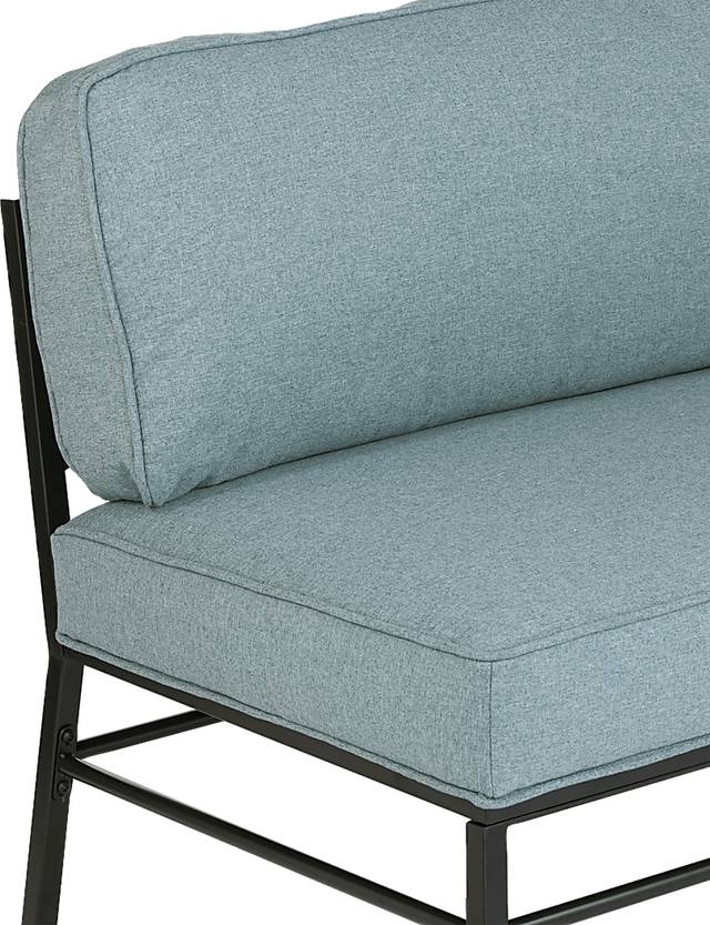 Badham Blue Accent Chair - Thumbnail - Image 3