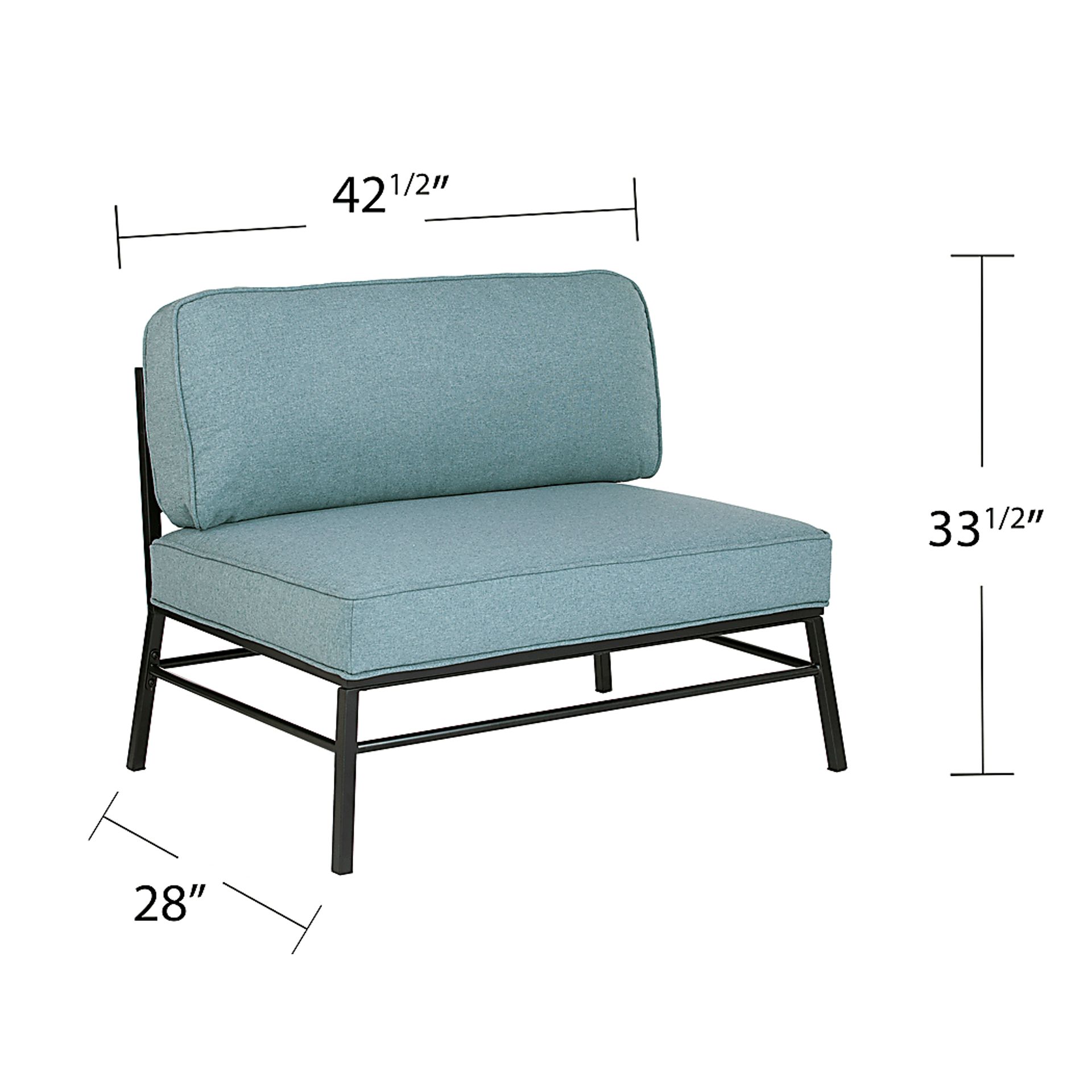 Badham Blue Accent Chair - Image 5