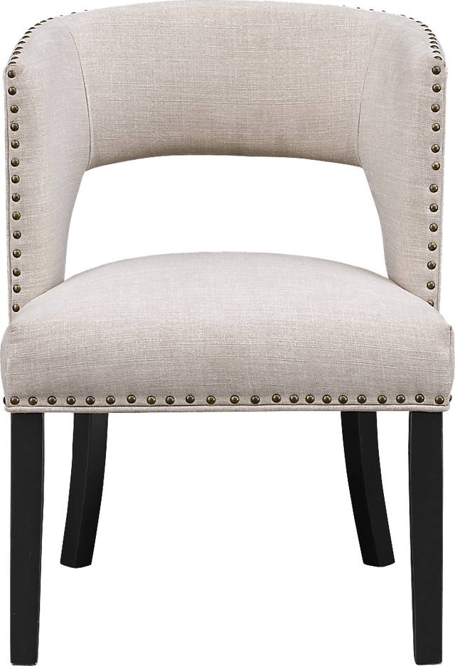 Badley Beige Accent Chair - Thumbnail - Image 2