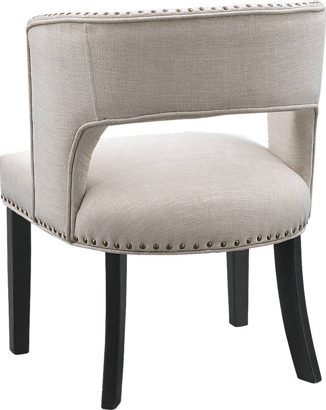 Badley Beige Accent Chair - Thumbnail - Image 3