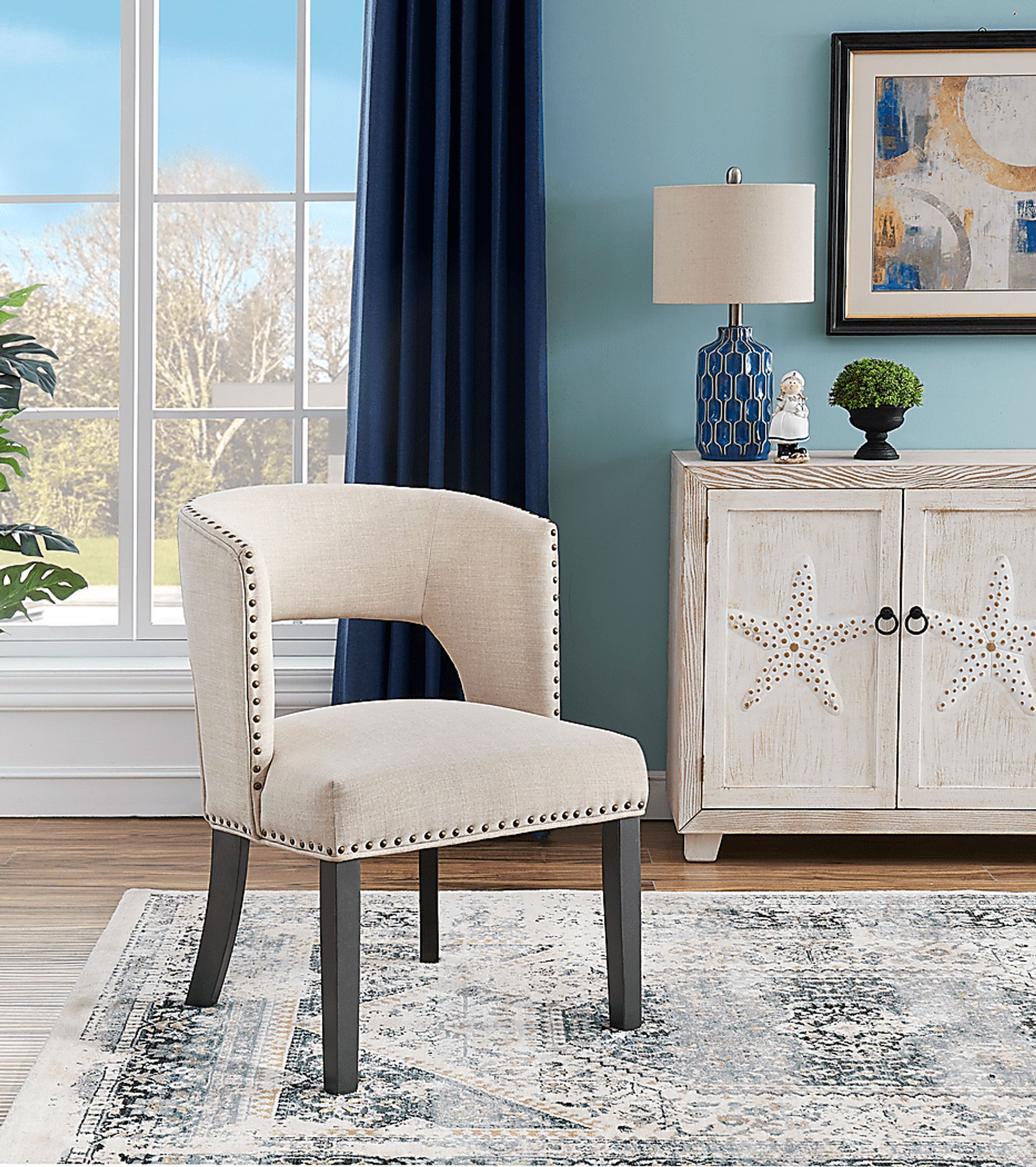 Badley Beige Accent Chair - Image 5