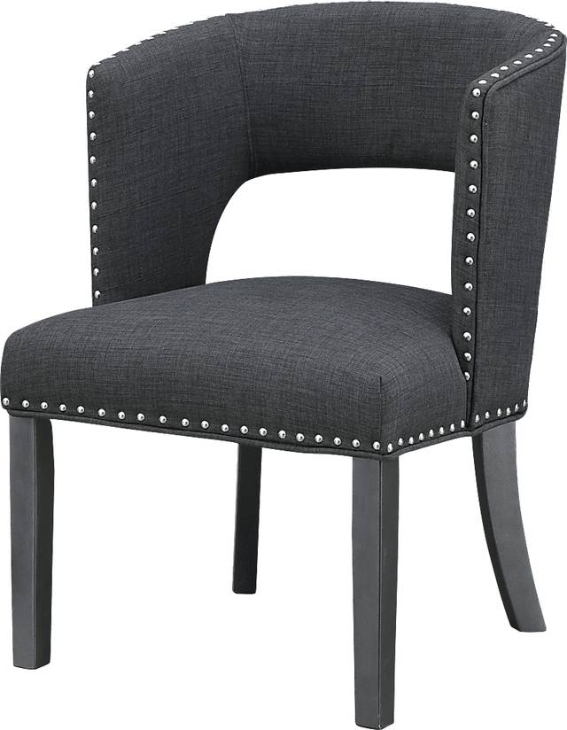 Badley Black Accent Chair - Thumbnail - Image 1