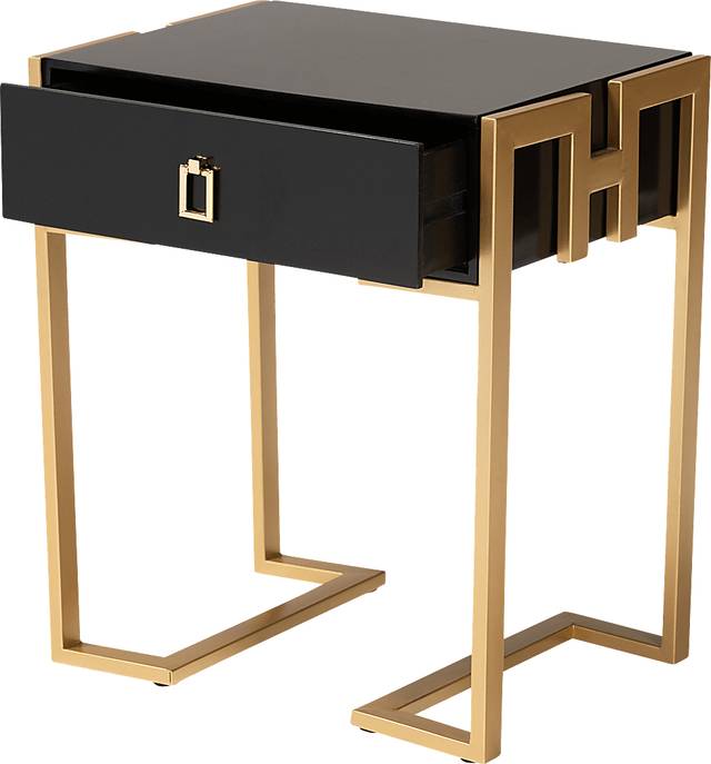 Baeten Black End Table - Thumbnail - Image 4