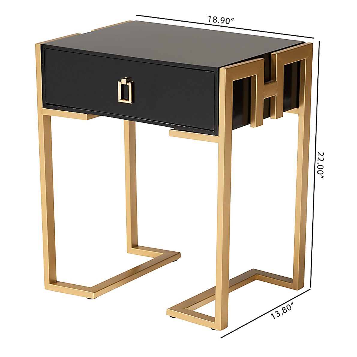 Baeten Black End Table