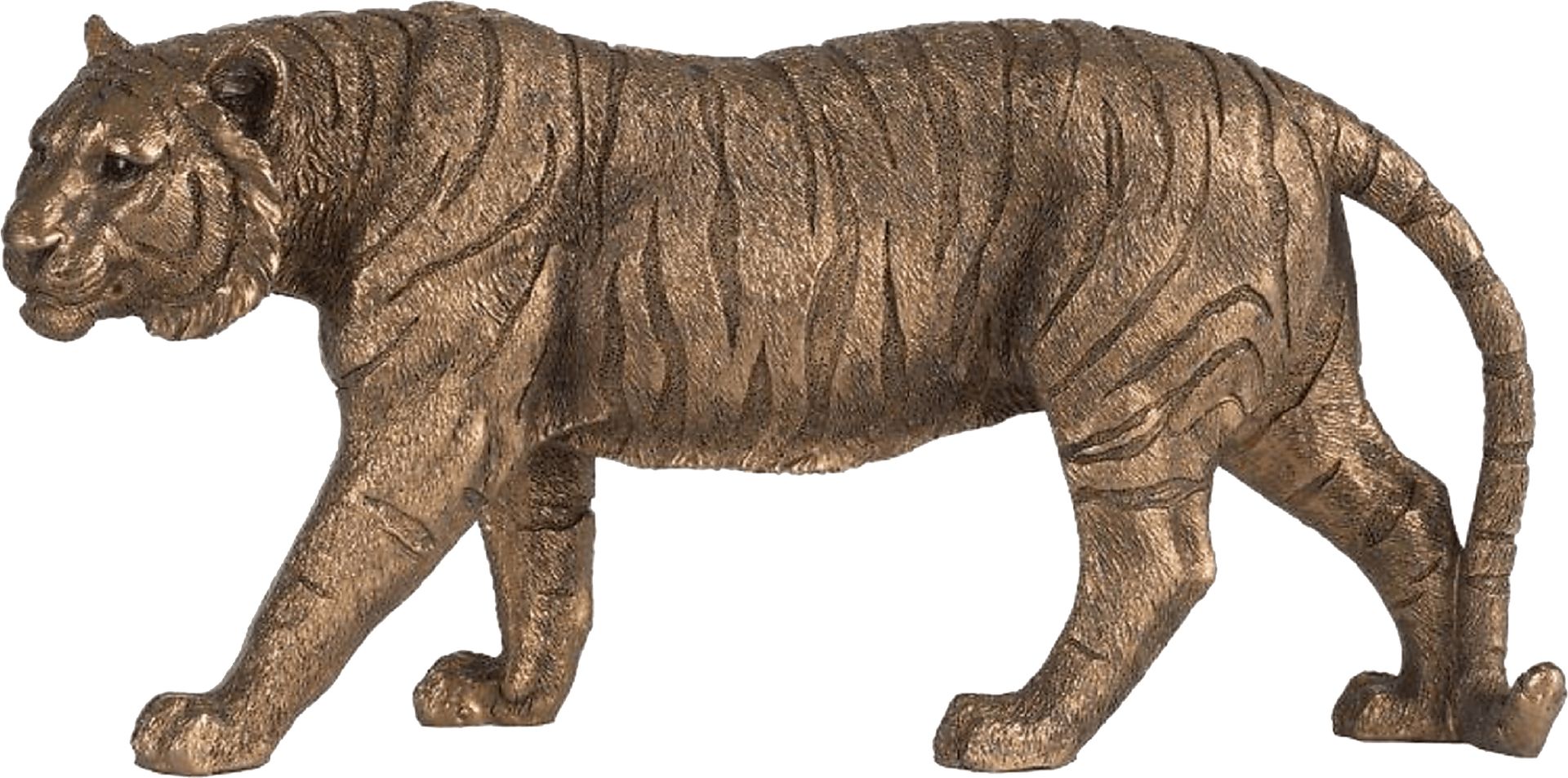 Bafana Bronze Tiger Sculpture - Image 1