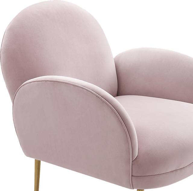 Baffi Blush Accent Chair - Thumbnail - Image 4
