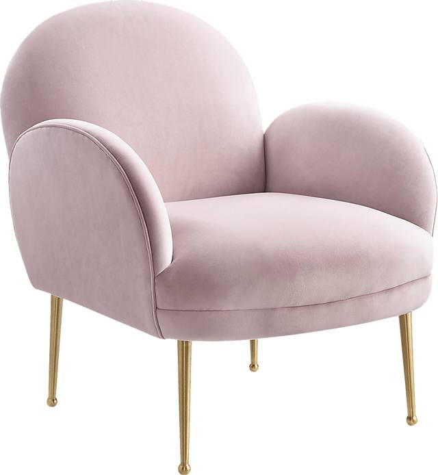 Baffi Blush Accent Chair - Thumbnail - Image 1