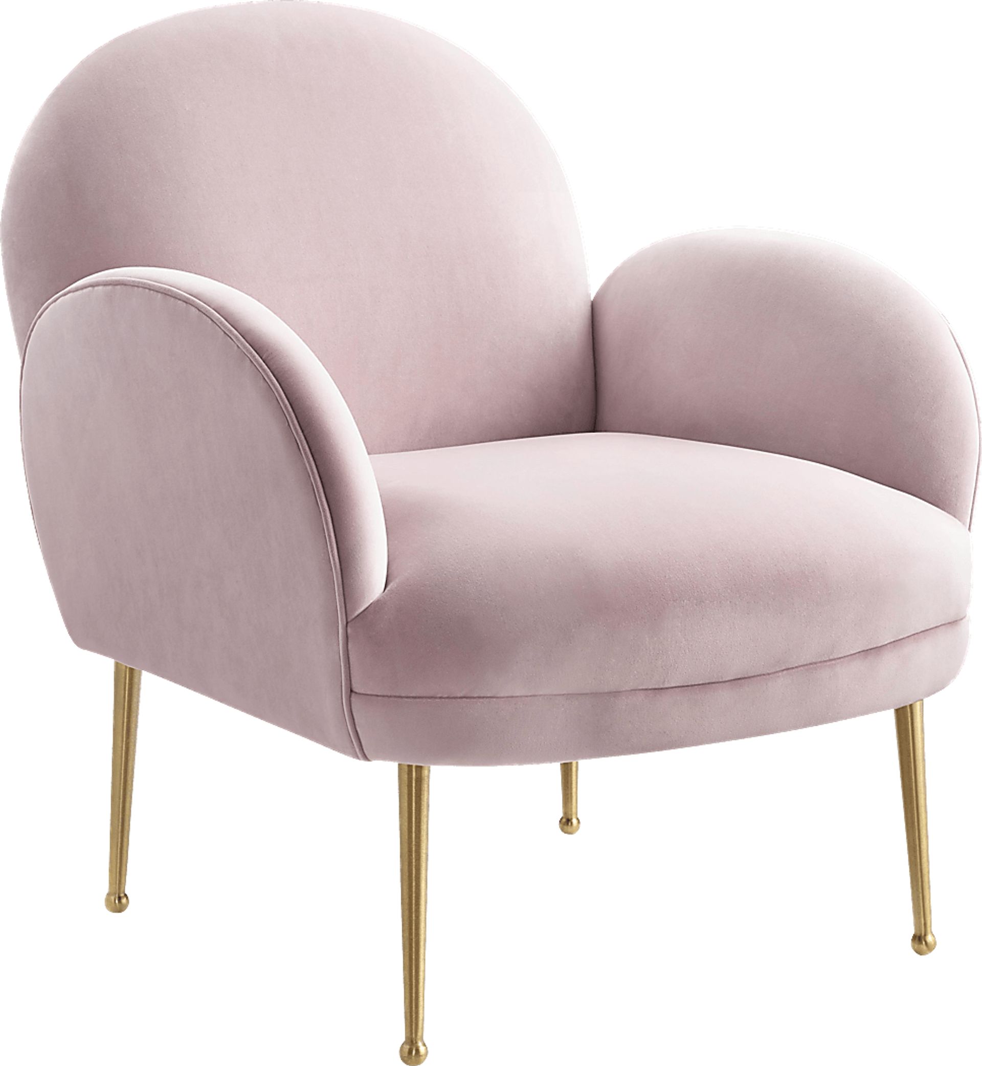 Baffi Blush Accent Chair - Image 1