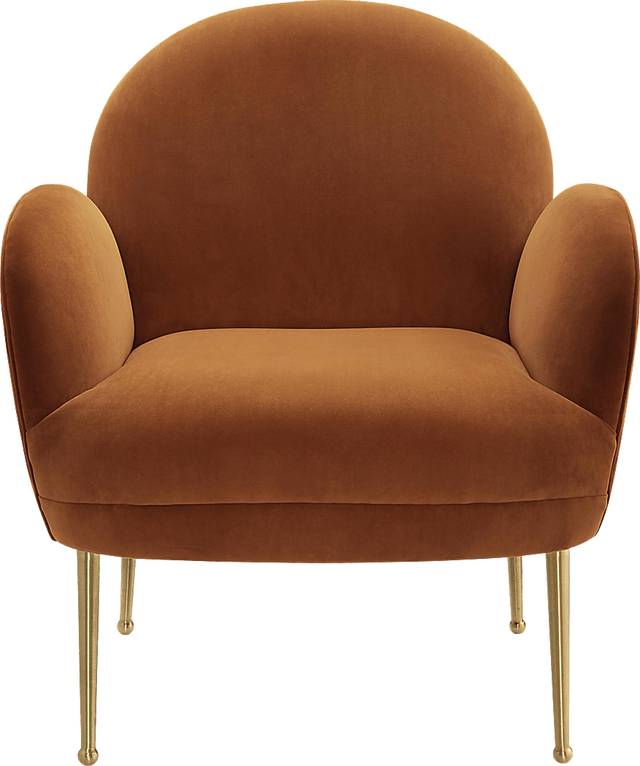 Baffi Cognac Accent Chair - Thumbnail - Image 2