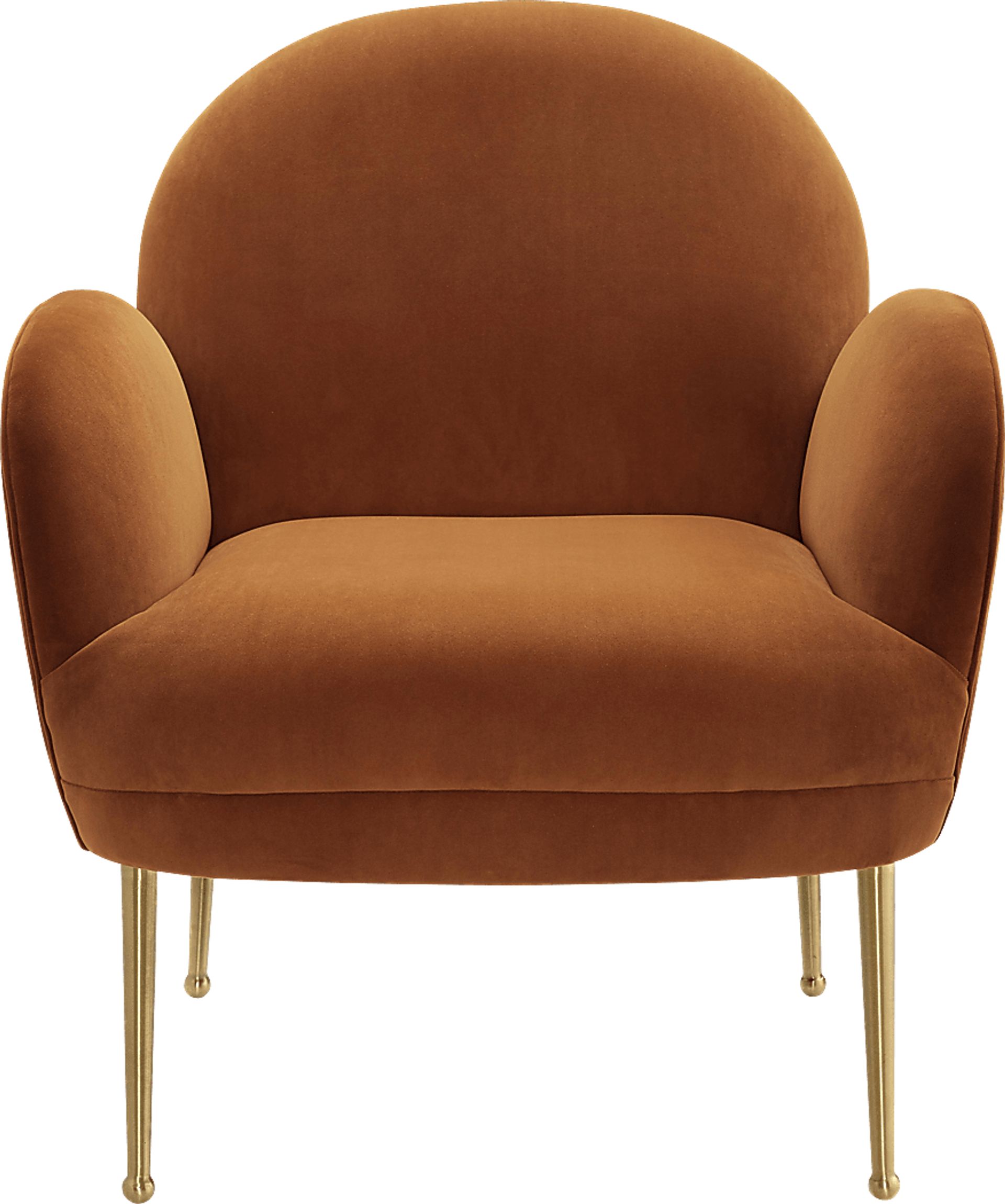 Baffi Cognac Accent Chair - Image 2
