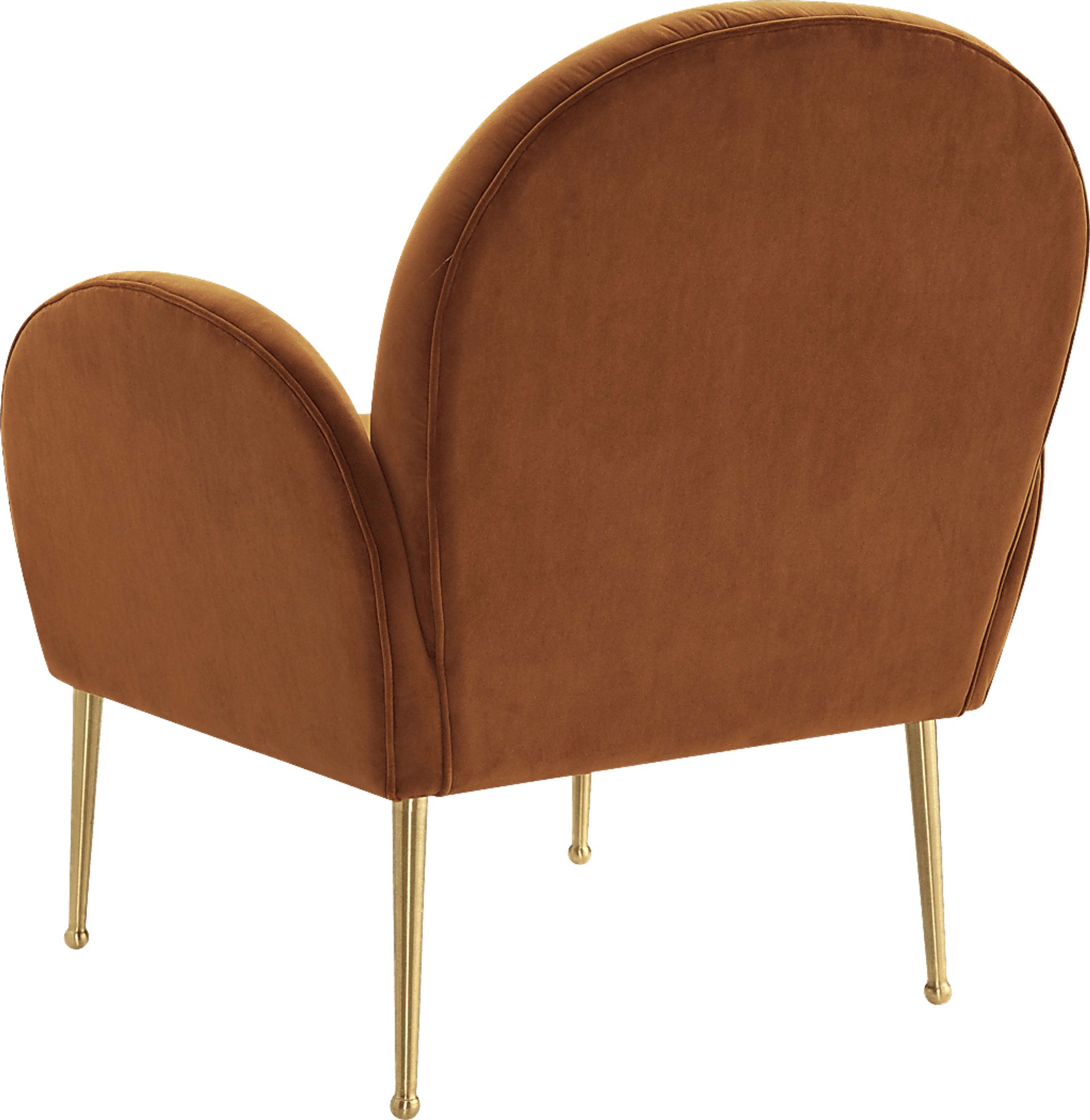 Baffi Cognac Accent Chair - Image 3
