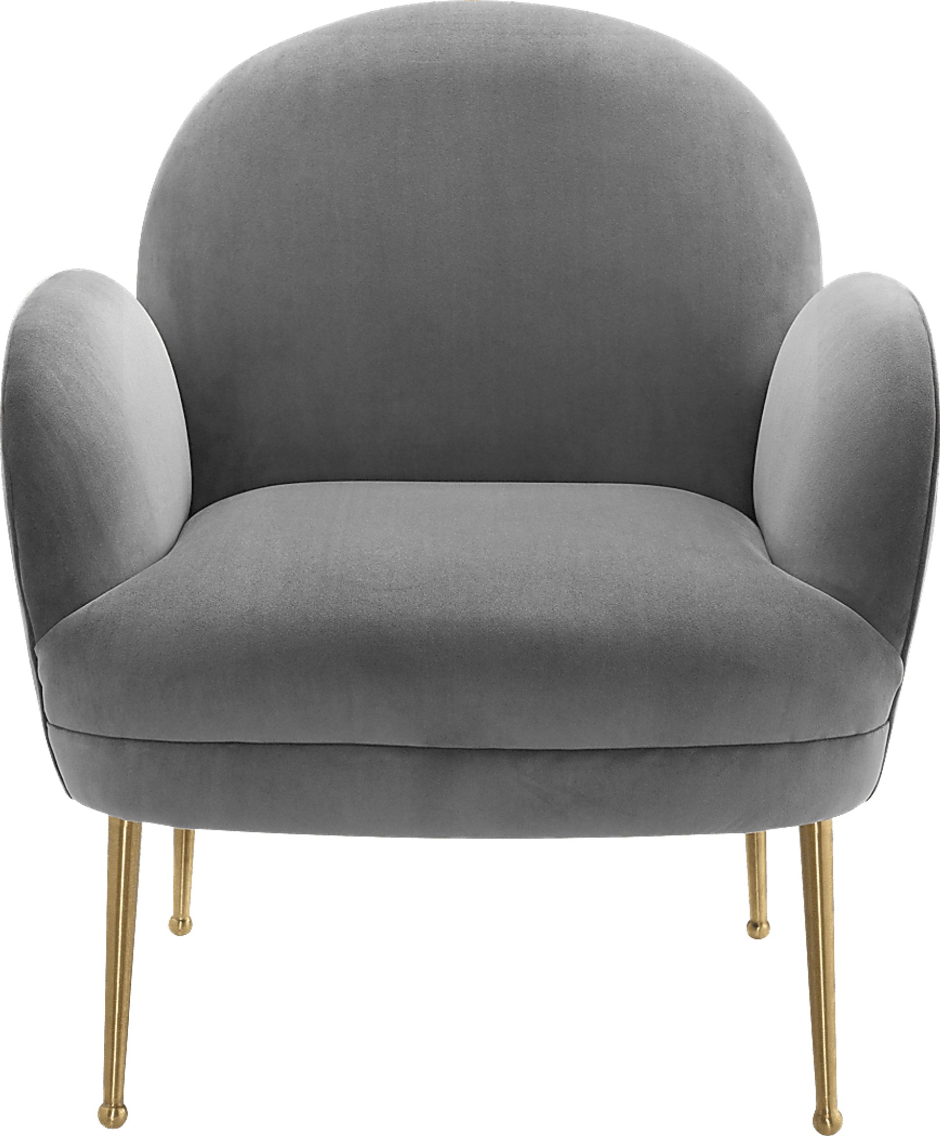 Baffi Gray Accent Chair - Image 2