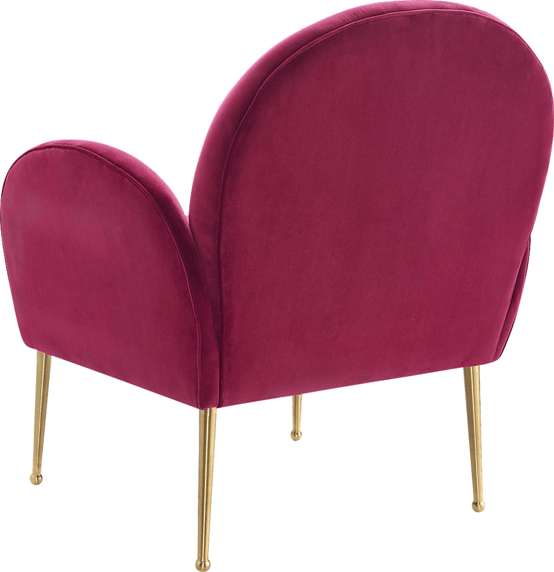 Baffi Plum Accent Chair - Image 3