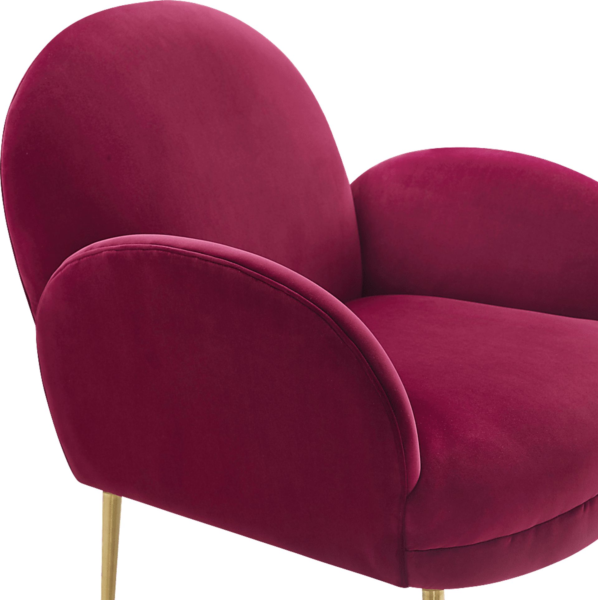 Baffi Plum Accent Chair - Image 4