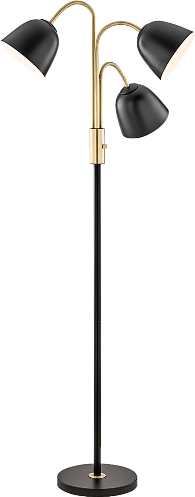 Baffin Point Black Floor Lamp - Thumbnail - Image 1