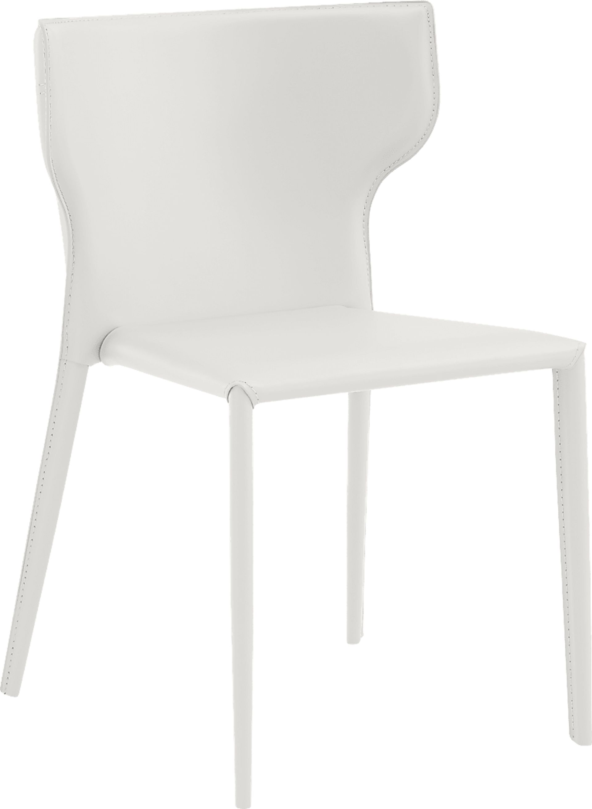 Baggaley White Dining Chair, Set of 2 - Image 3