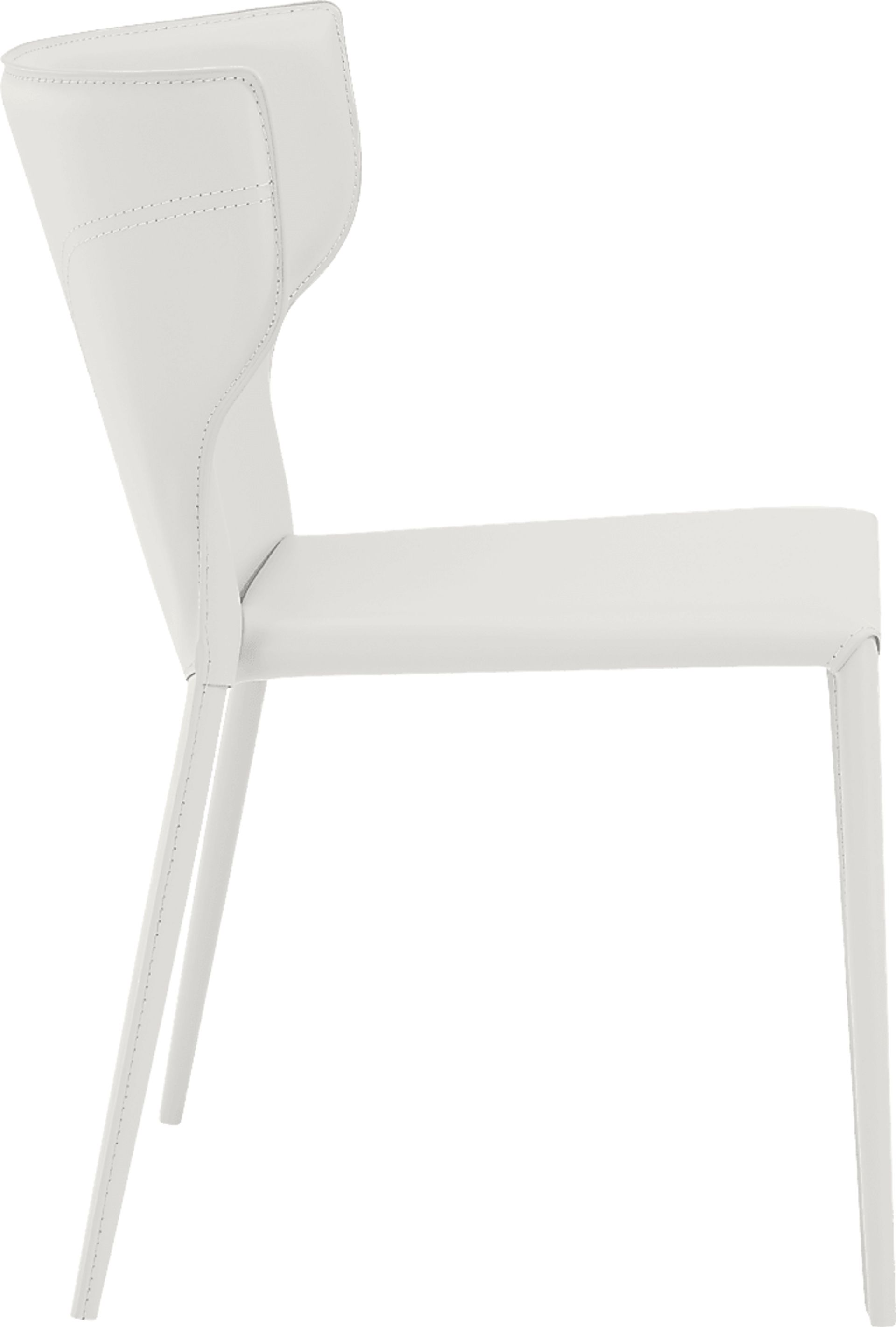 Baggaley White Dining Chair, Set of 2 - Image 7