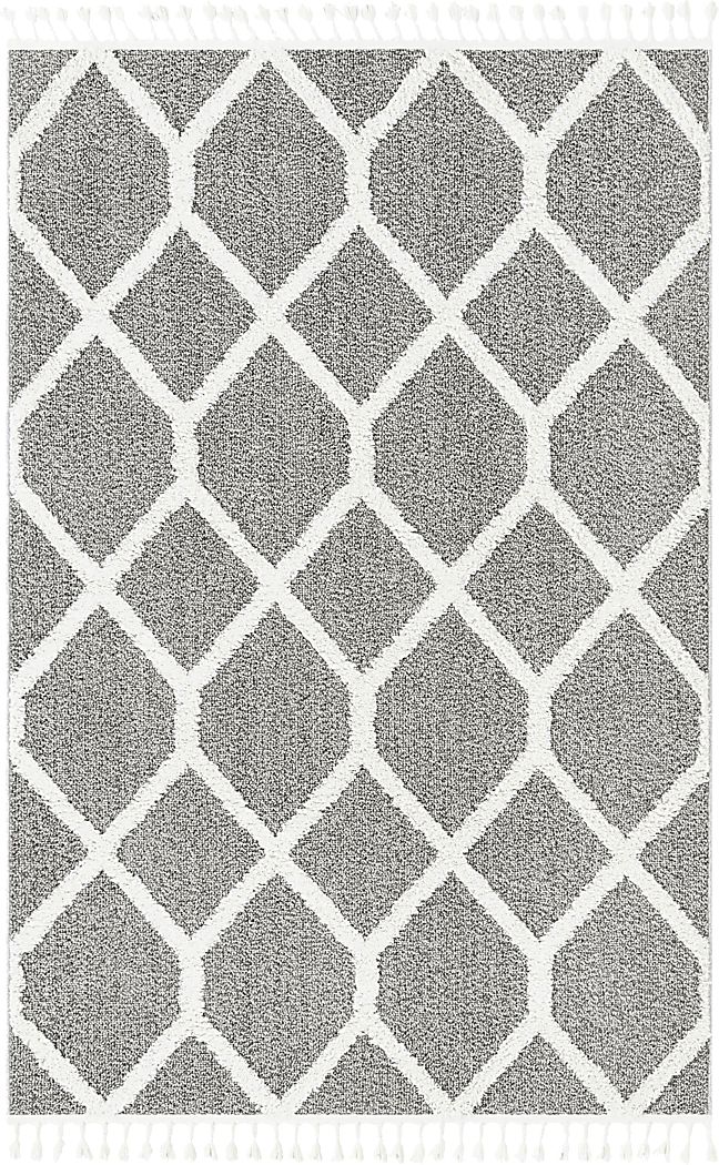 Bahari Gray 5'3 x 8' Rug