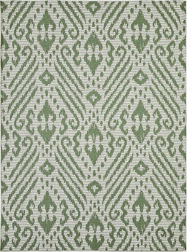 Bahart Green 7'10 x 9'10 Indoor/Outdoor Rug - Thumbnail - Image 12