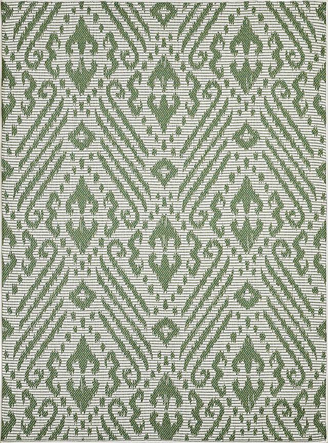 Bahart Green 7'10 x 9'10 Indoor/Outdoor Rug - Thumbnail - Image 1