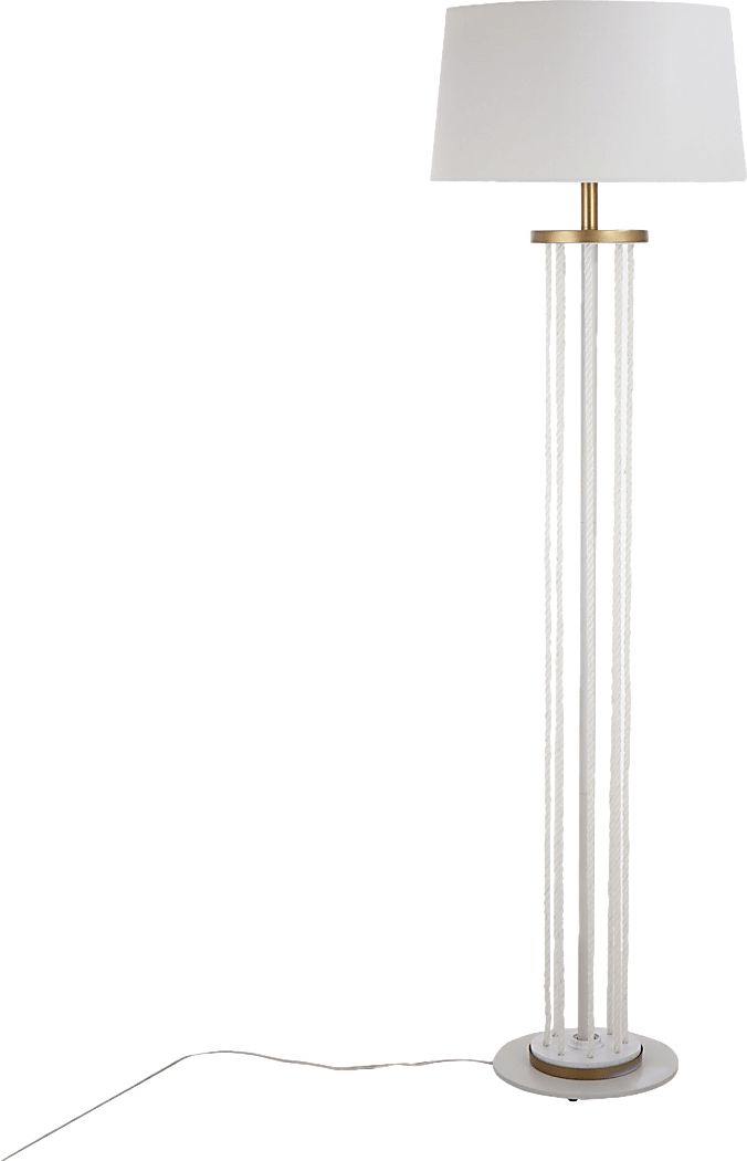 Bahia View White Floor Lamp