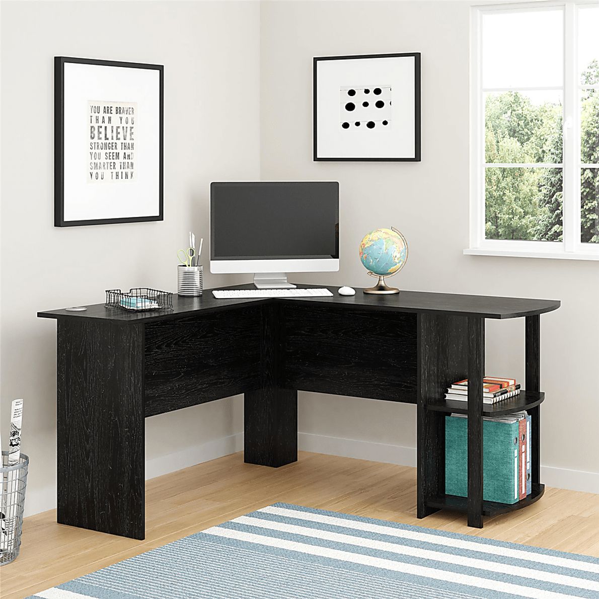 Bahnson Black Desk
