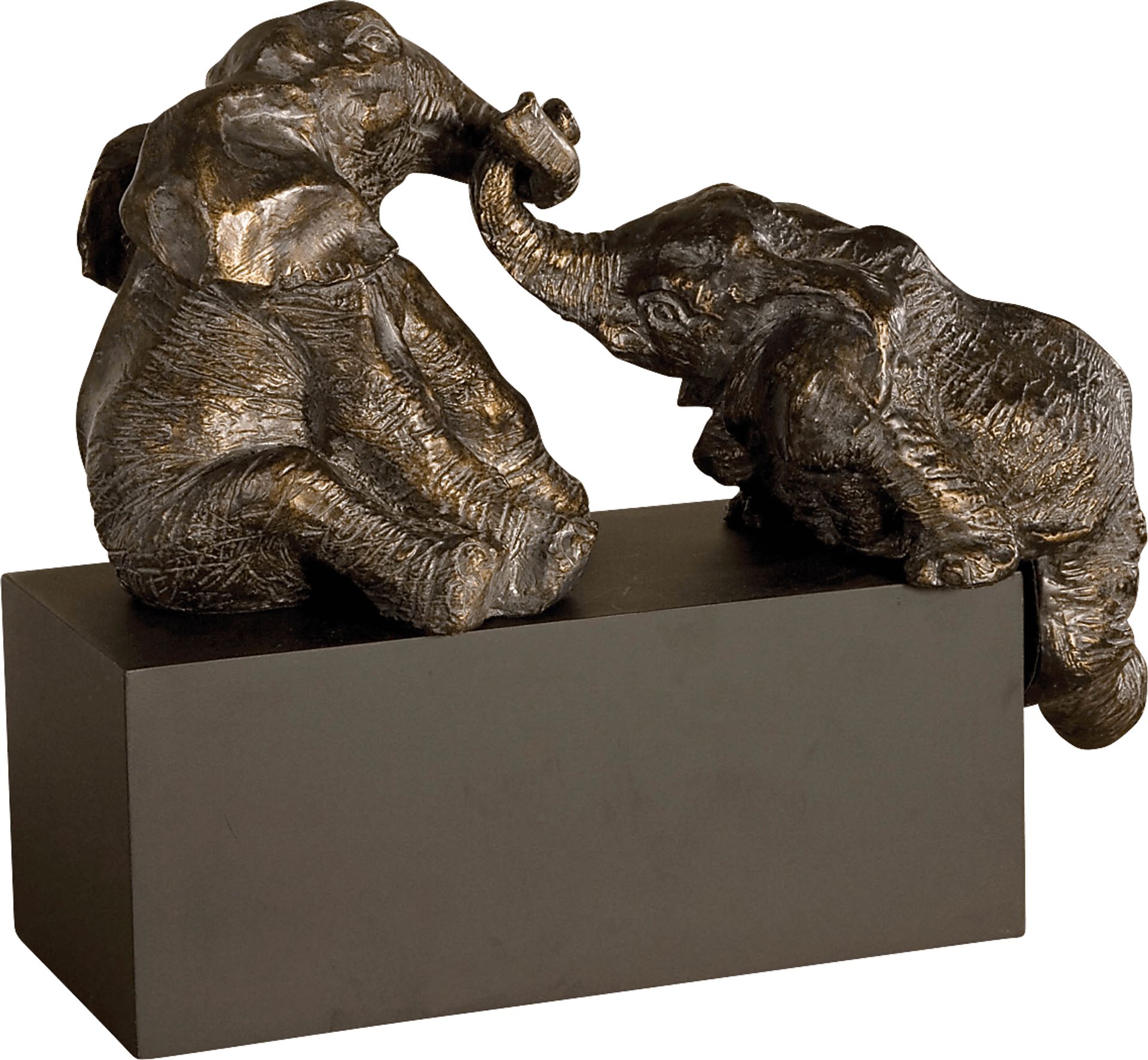 Bailey's Assistance Bronze Sculpture - Image 1
