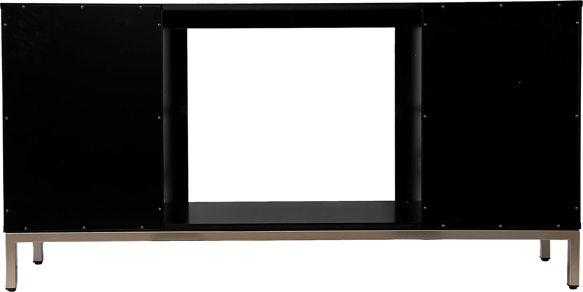 Baillon I Black 58 in. Console, With Color Changing Electric Fireplace - Image 5