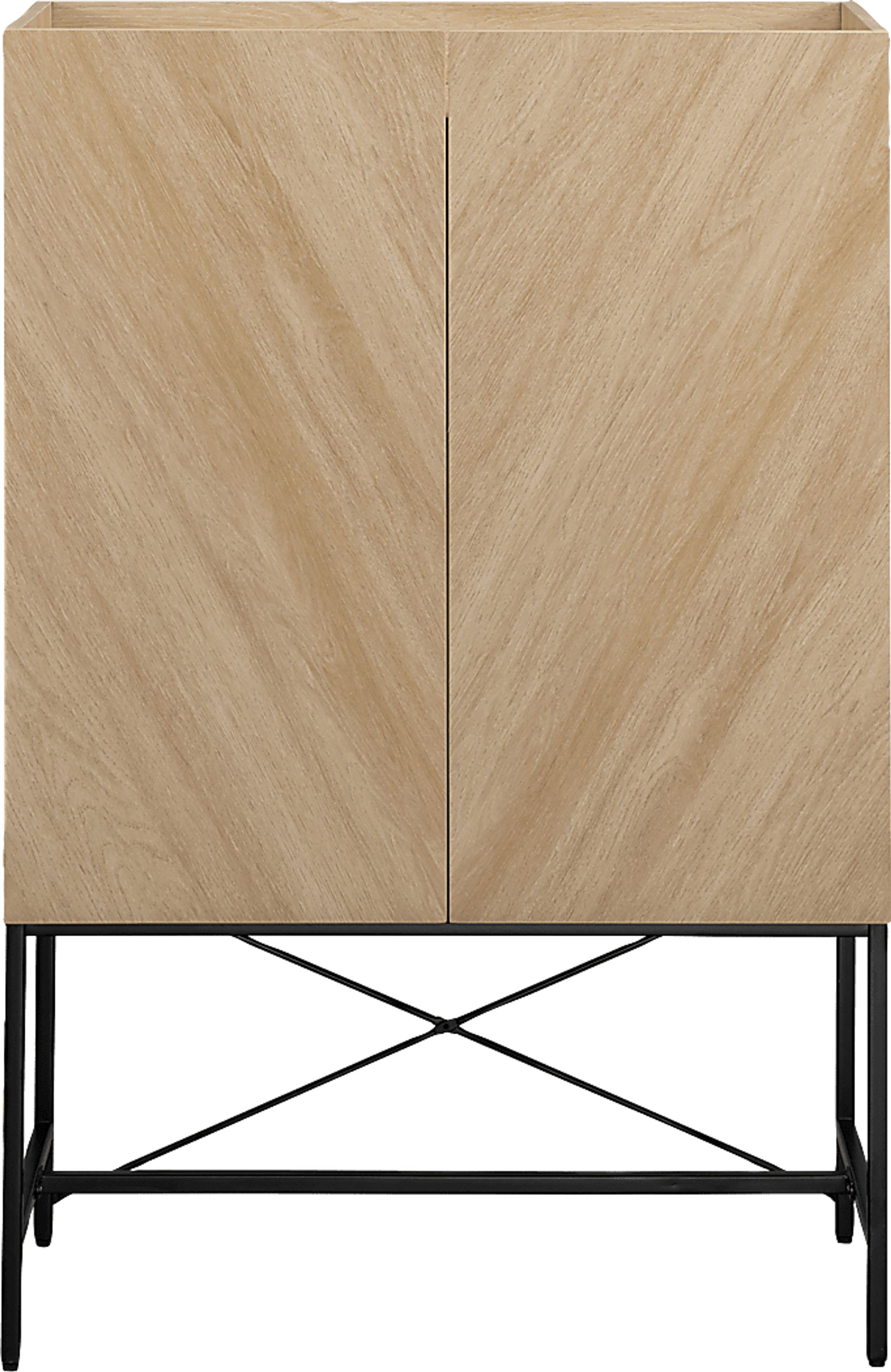 Bailsdon Oak Accent Cabinet - Image 2