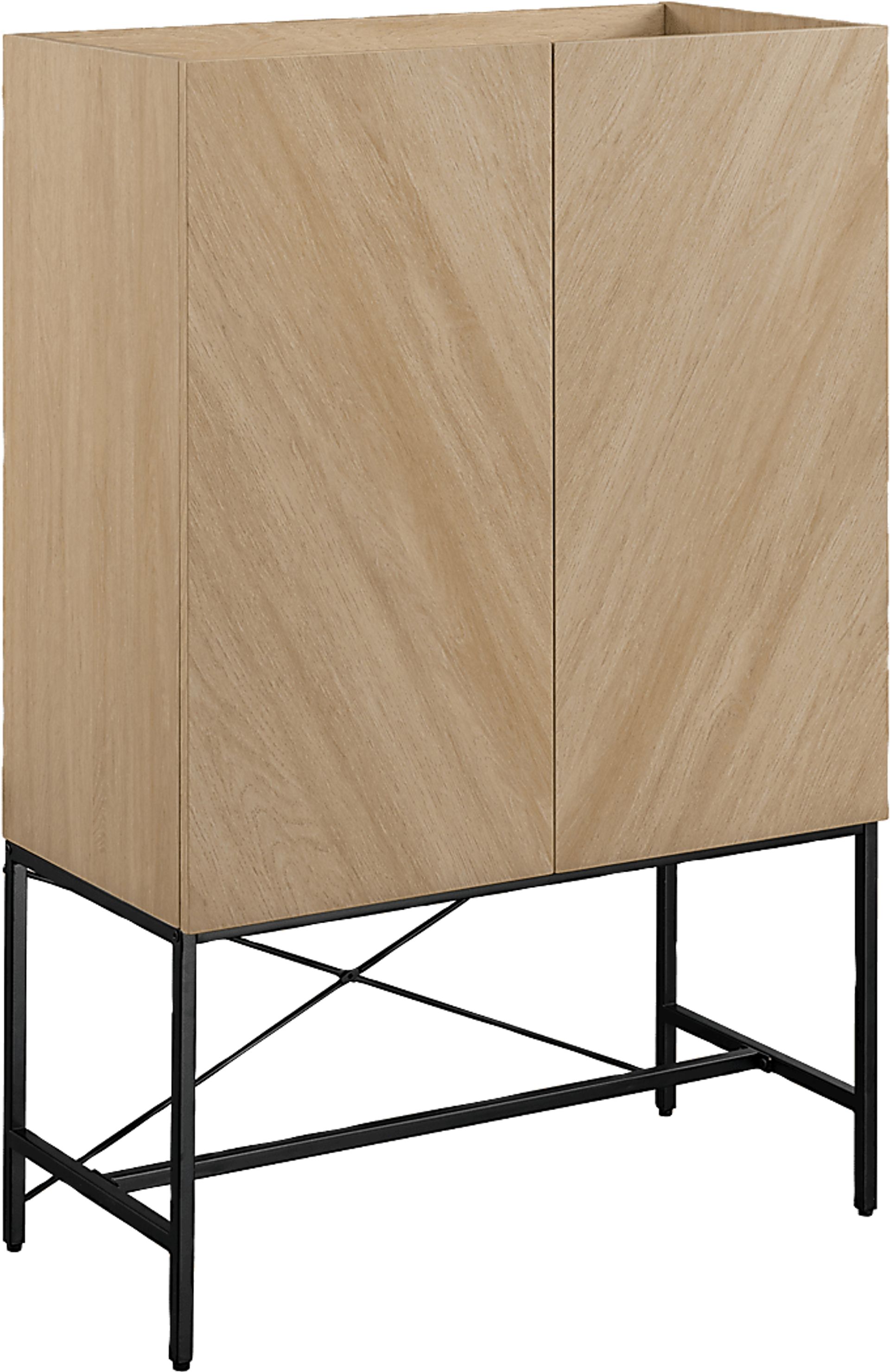 Bailsdon Oak Accent Cabinet - Image 1