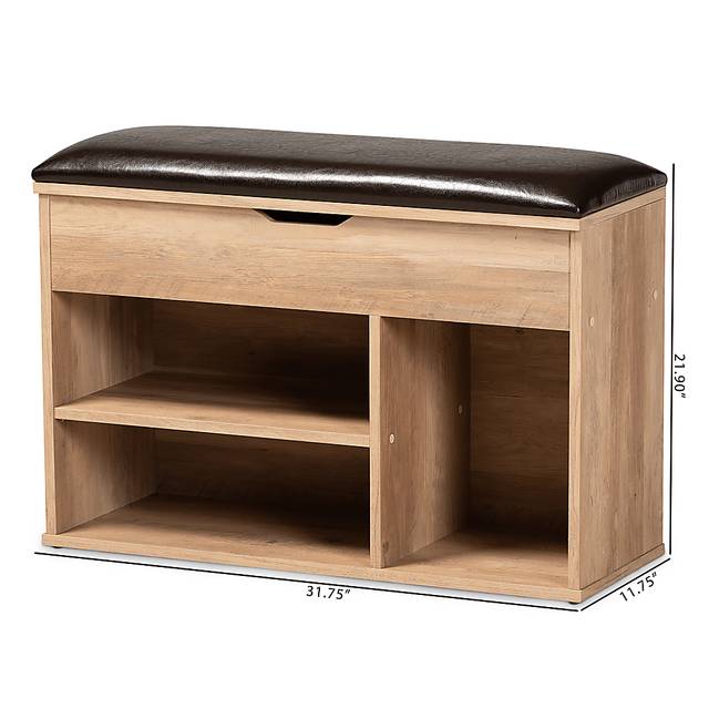Bailstoker Brown Accent Bench - Thumbnail - Image 9