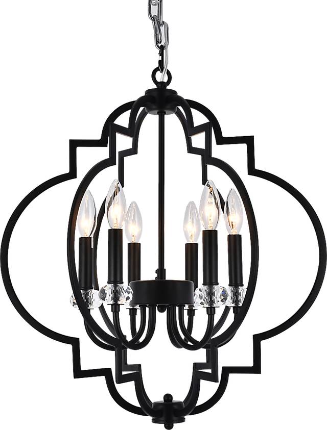 Bainbridge Circle Black Chandelier - Thumbnail - Image 1