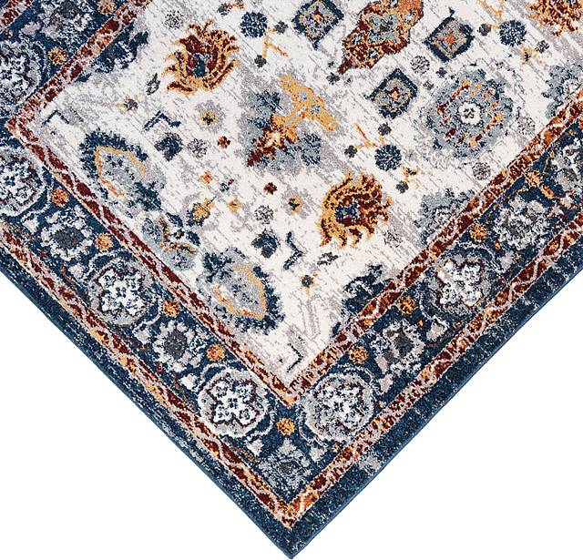 Bainney Blue 5'1 x 7'6 Rug - Thumbnail - Image 7