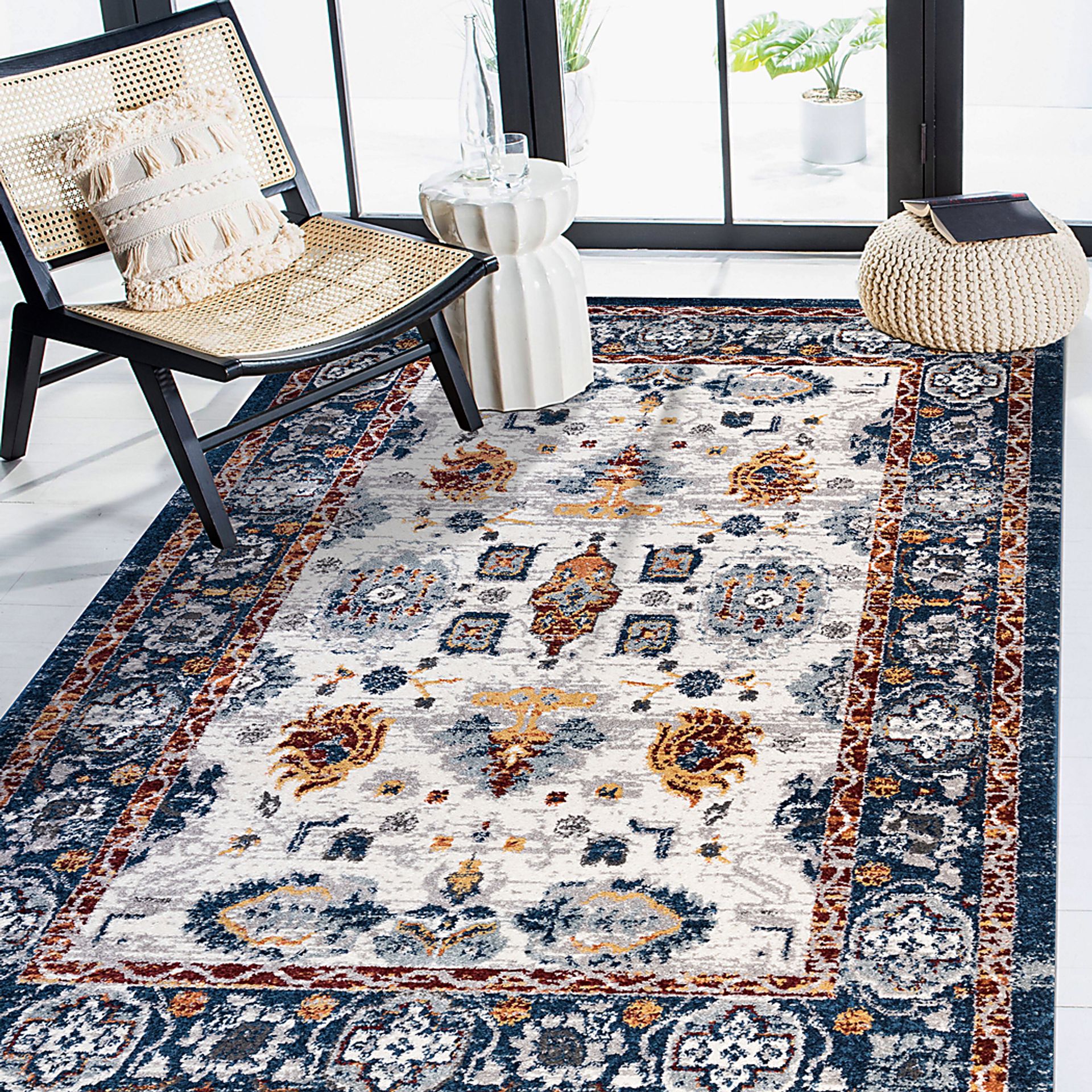 Bainney Blue 7'7 x 9'9 Rug - Image 2