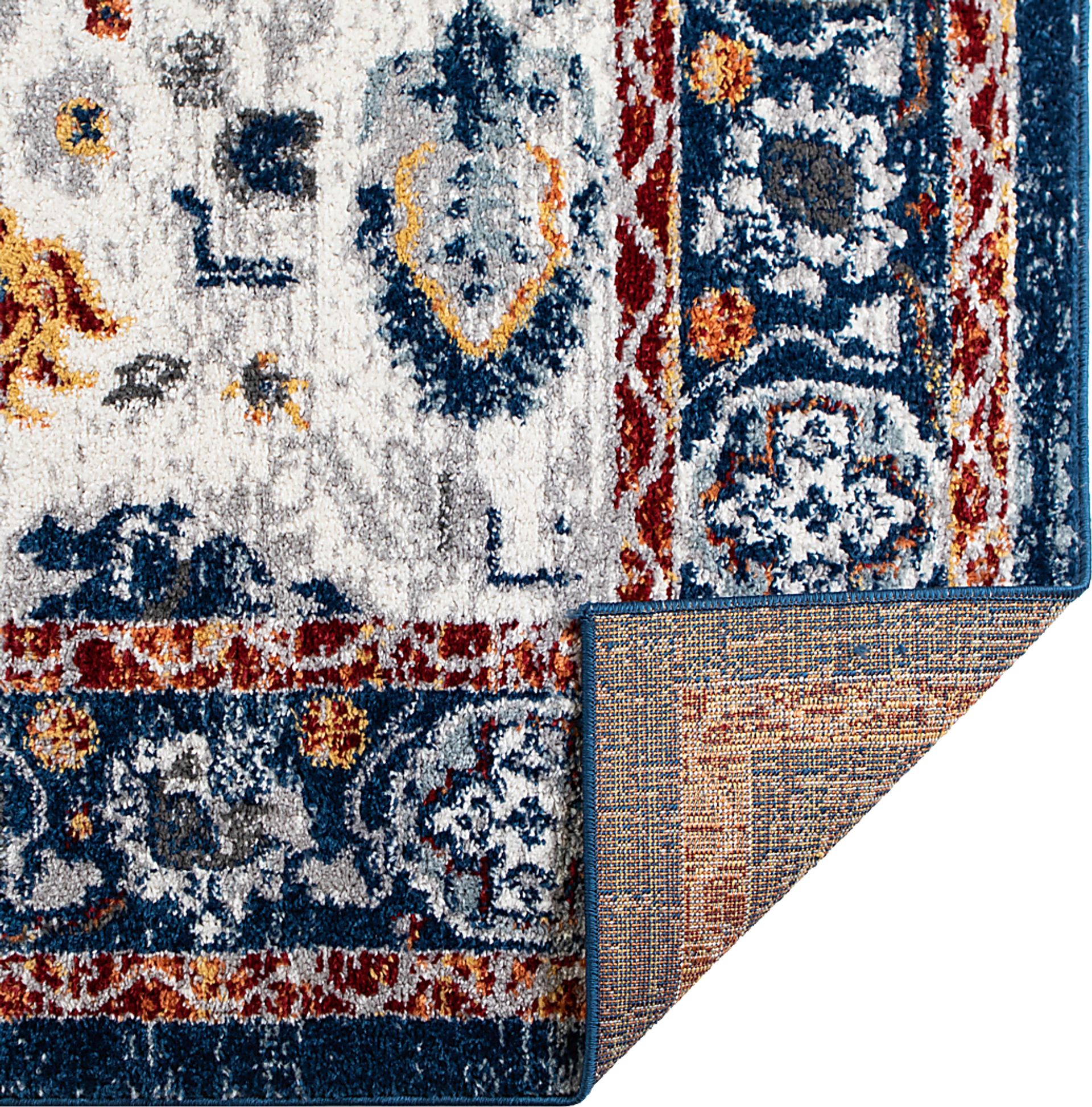 Bainney Blue 7'7 x 9'9 Rug - Image 3