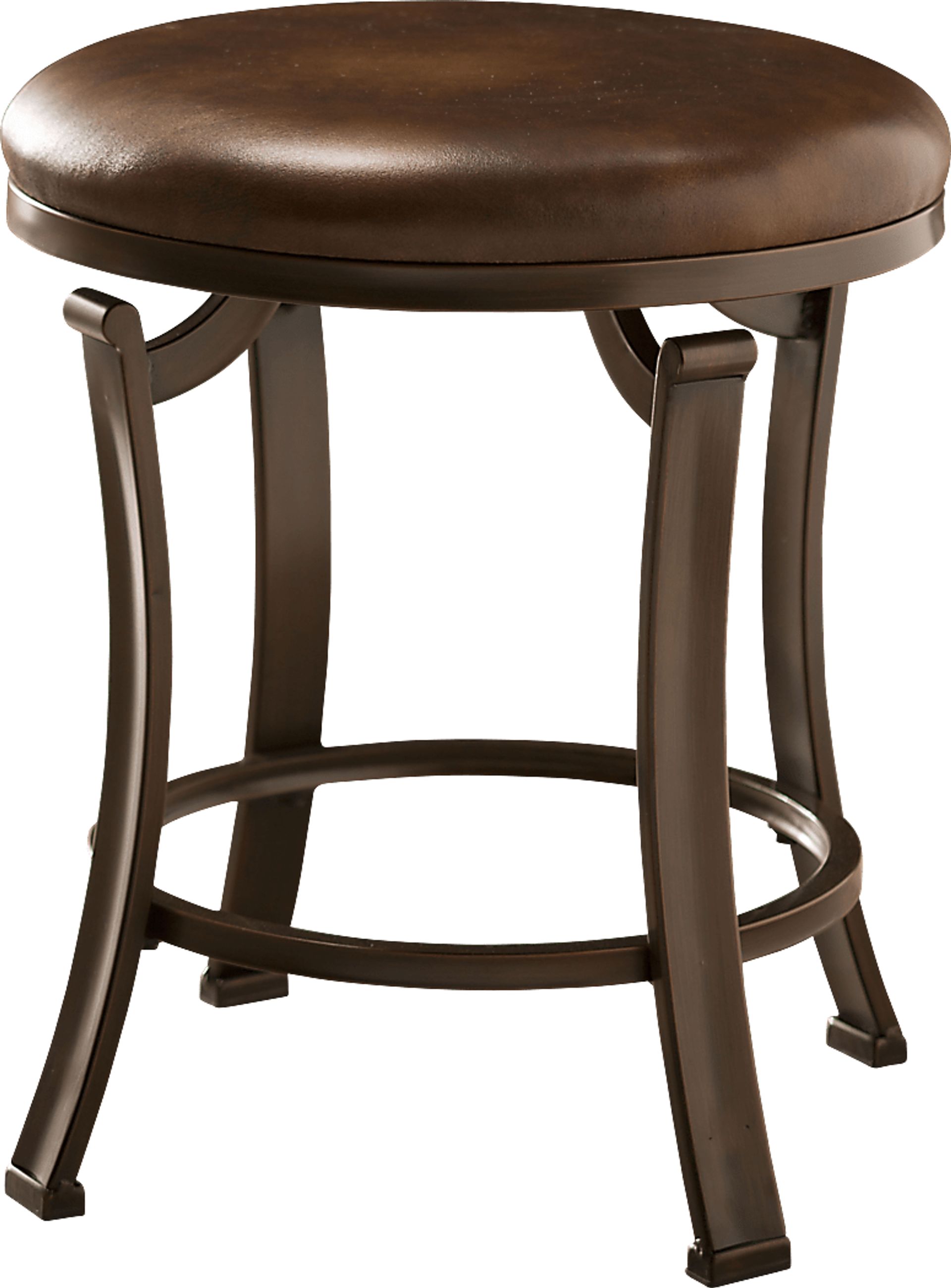 Bainville Brown Vanity Stool - Image 1