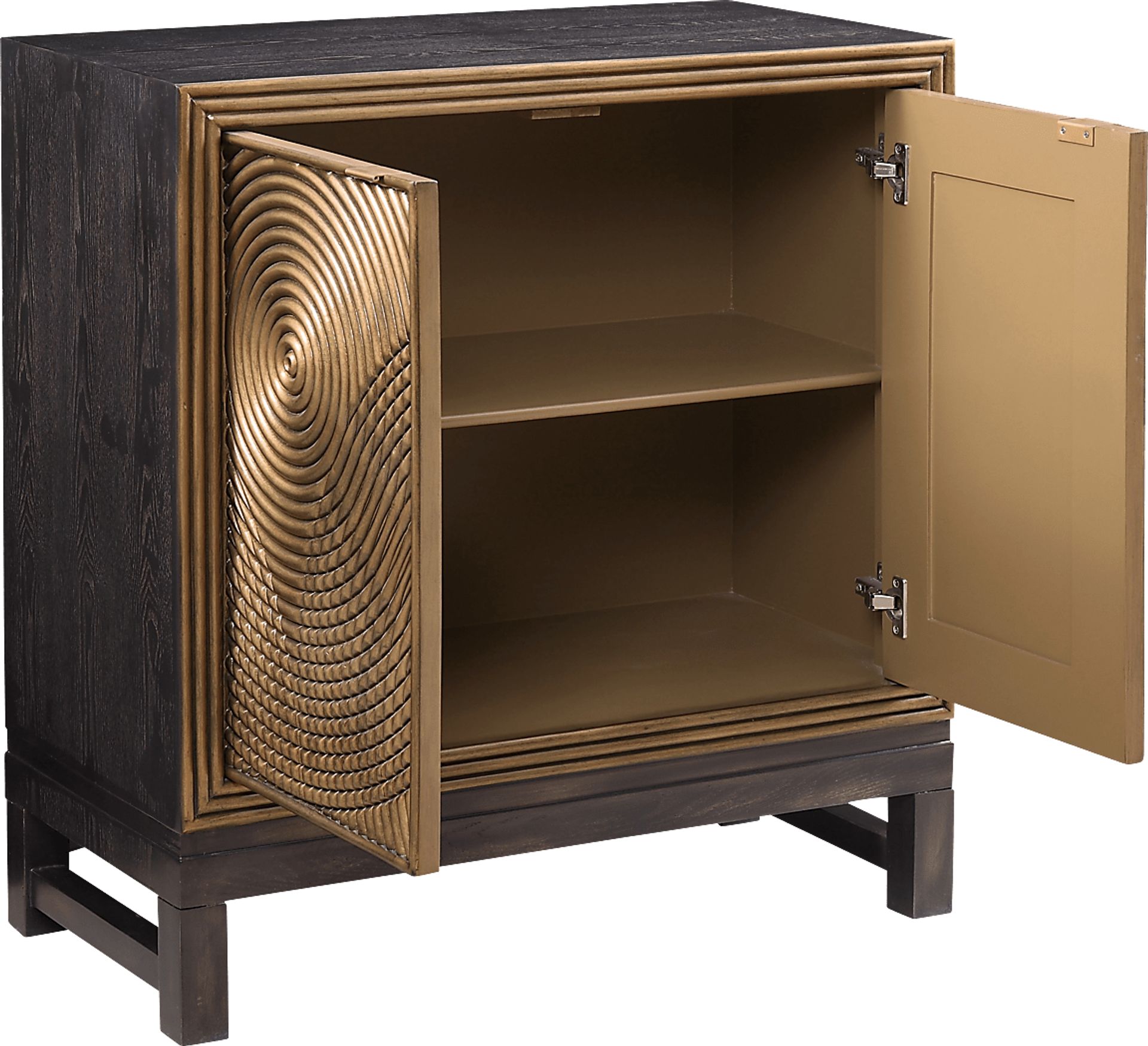 Bairnsdale Gold Accent Cabinet - Image 3