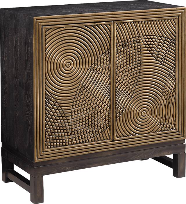 Bairnsdale Gold Accent Cabinet - Thumbnail - Image 1