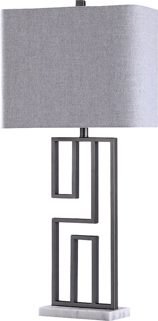 Baja Point Silver Lamp