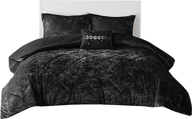 Bajaro Black King Comforter Set
