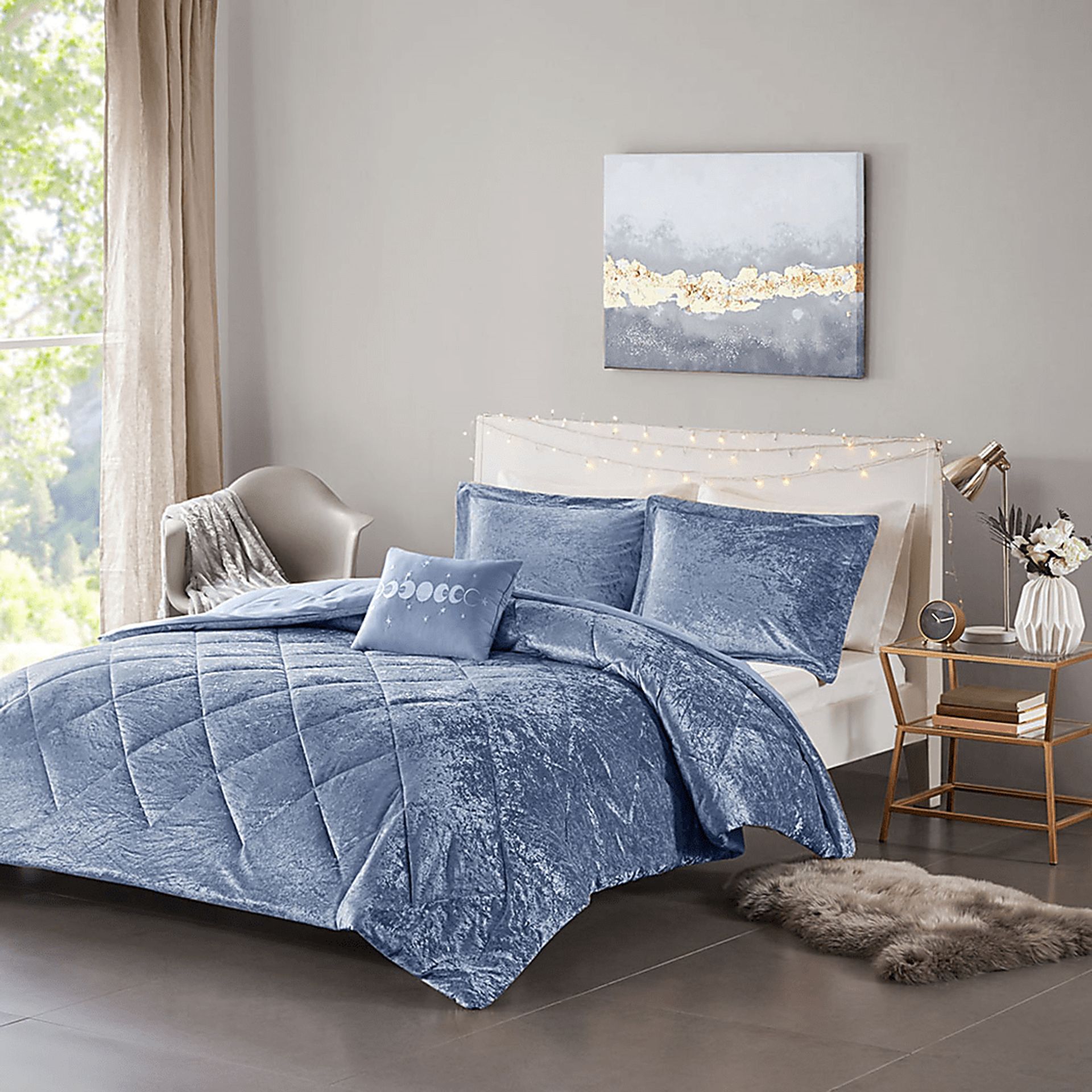 Bajaro Blue King Comforter Set - Image 3