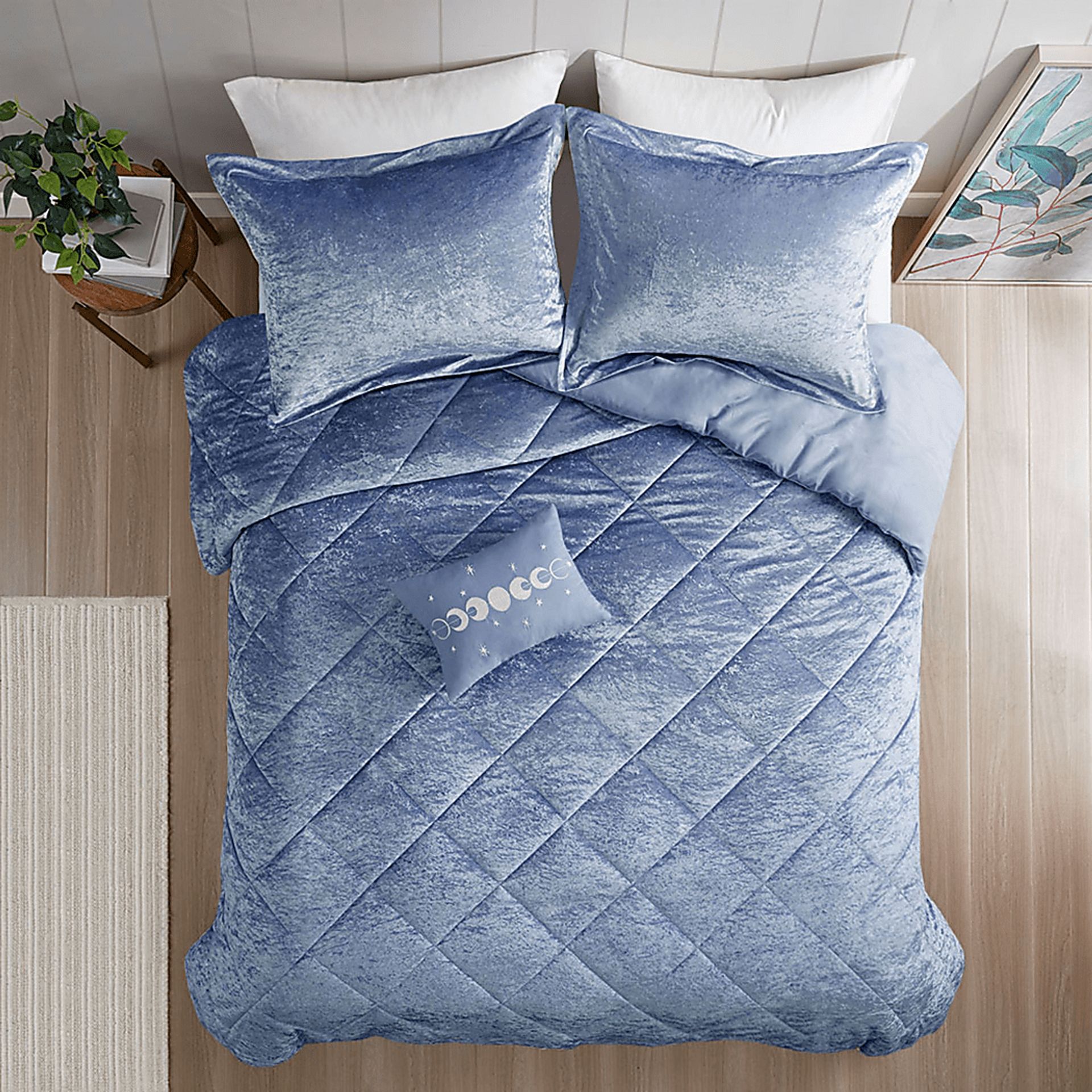 Bajaro Blue King Comforter Set - Image 4