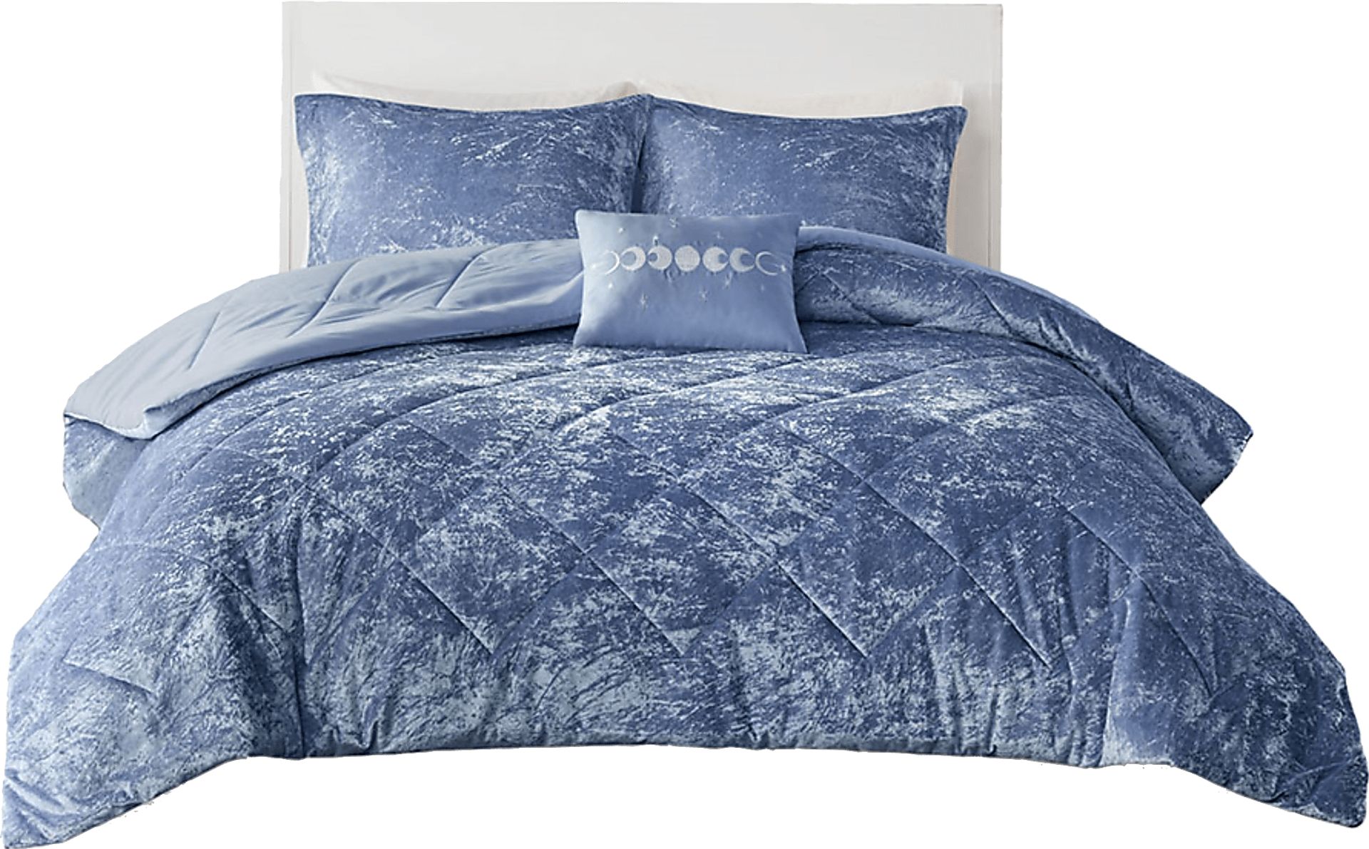 Bajaro Blue King Comforter Set - Image 1