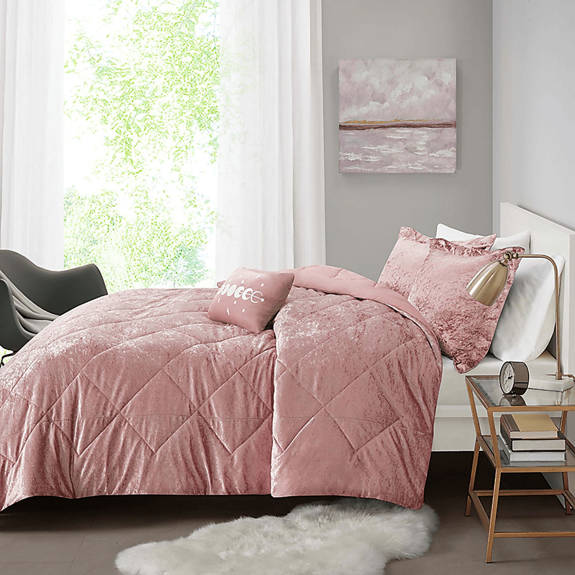 Bajaro Blush King Comforter Set - Image 5